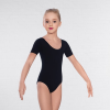 Youth Black Capped Sleeve Leotard